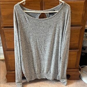 Lucky Brand Gray Long Sleeve Top